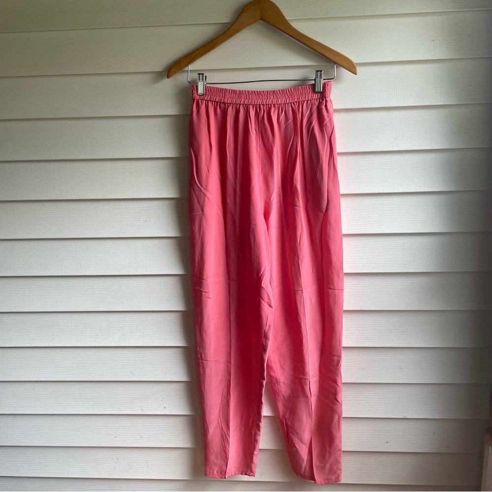 Vintage Barbie Pink Silk Pants